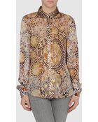 Class Roberto Cavalli Long Sleeve Shirts - Lyst