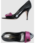 Gianvito Rossi Pumps with Open Toe - Lyst