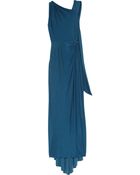 Roksanda Ilincic Washed Satin-jersey Gown - Lyst