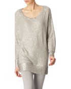 Donna Karan New York Sequinned Jumper - Lyst