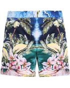 Stella McCartney Aude Hawaiian-print Shorts - Lyst