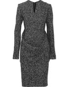 Jil Sander Wool-blend Tweed Dress - Lyst