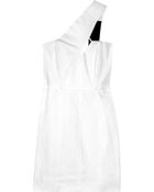 Mason by Michelle Mason Asymmetric Stretch-cotton Dress - Lyst