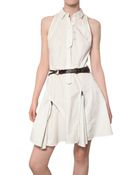 Proenza Schouler Zipped Cotton Poplin Dress - Lyst