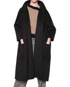 Rochas Double Faced Wool Coat - Lyst