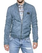 Dolce & Gabbana Washed Nylon Sport Jacket - Lyst