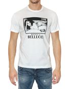 Dolce & Gabbana Monica Bellucci Printed Jersey T-shirt - Lyst