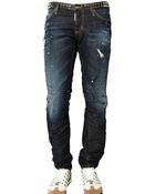 DSquared2 19cm Studded Denim Slim Fit Jeans - Lyst