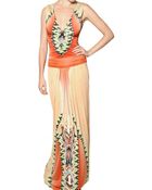 Etro Printed Viscose Jersey Dress - Lyst