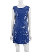 Alice + Olivia Sequin Tunic Dress - Lyst