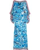 Emilio Pucci Printed Silk-chiffon Kaftan - Lyst