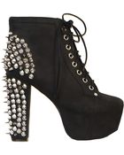 Jeffrey Campbell Lita Spike Black - Lyst