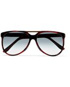 Gucci Aviator Acetate Sunglasses - Lyst