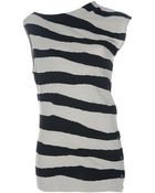 Balenciaga Stripe Top - Lyst
