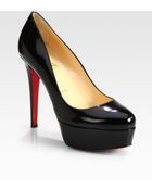 Christian Louboutin Jazz Leather Platform Pumps - Lyst