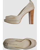C’N’C Costume National Pumps with Open Toe - Lyst
