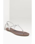 Prada Studded Sandal - Lyst