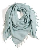Balmain Light Blue Jacquard Scarf - Lyst