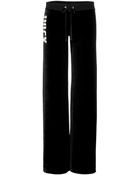 Juicy Couture Black Velour Track Pants - Lyst