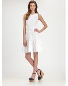 RED Valentino Sleeveless Cotton Dress - Lyst