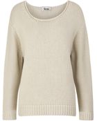 Acne Studios Stone Sapata Chunky Knit Jumper - Lyst