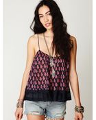 Free People Fp One Printed Cami - Lyst