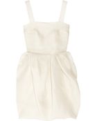 Lanvin Bubble-Skirt Silk-Gazar Dress - Lyst
