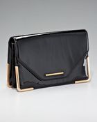 Rachel Zoe Charlotte Patent Envelope Clutch - Lyst