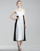 10 Crosby Derek Lam Tea-length Colorblock Tank Dress - Lyst
