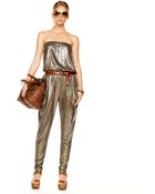 Michael Kors Belted Sequin Jumper - Lyst