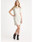 T By Alexander Wang Hooded Dress - Lyst