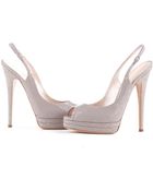 Casadei Platform Slingback - Lyst