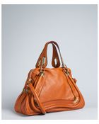 Chloé Nutmeg Quilted Leather Paraty Medium Top Handle Bag - Lyst