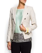 Mango Military Style Jacket - Lyst