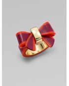 Marc By Marc Jacobs Colorblocked Bow Ring - Lyst