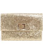 Anya Hindmarch Valorie Glitter Clutch - Lyst