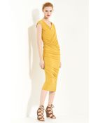 Donna Karan New York Collection Twisted Jersey Dress - Lyst