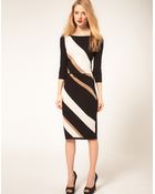 Coast Coast Knit Color Block Dress - Lyst