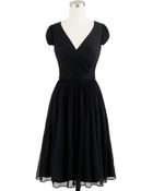 J.Crew Petite Mirabelle Dress In Silk Chiffon - Lyst