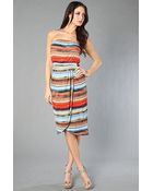 Quiksilver The Desert Sunset Stripe Dress - Lyst