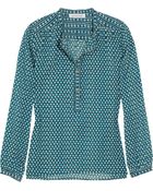 Etoile Isabel Marant Helba Printed Cotton Blouse - Lyst