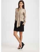10 Crosby Derek Lam Silk Tie Dress - Lyst