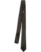 Dior Homme Embroidered Bee Silk Satin Tie - Lyst