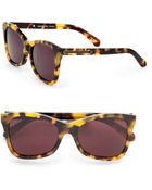 Karen Walker Modified Cateye Sunglasses/crazy Tortoise - Lyst