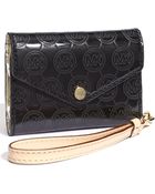 MICHAEL Michael Kors Mirror Crinkle Iphone Wristlet - Lyst