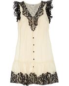 Alice By Temperley Vanita Lace And Silk-Chiffon Dress - Lyst