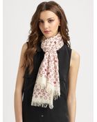 Marc By Marc Jacobs Stardust Logo Scarf - Lyst
