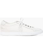 Common Projects Off White Achilles Summer Sneakers - Lyst