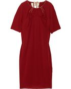 Marni Pleated Crepe Dress - Lyst
