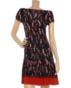 Jill Stuart Penelope Pleated Silk Crepe De Chine - Lyst